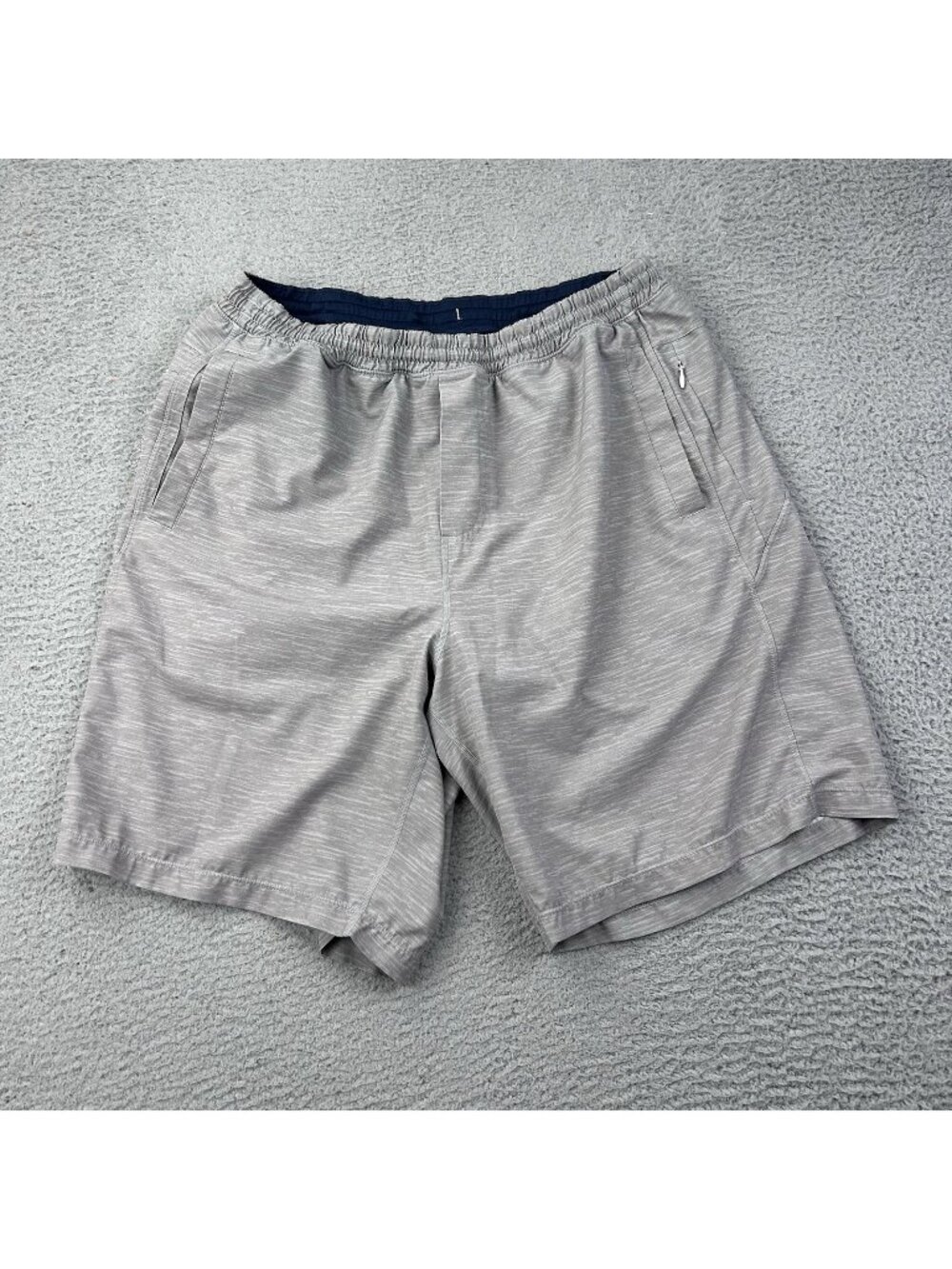 Birddogs Shorts Mens 2XL Long Athletic Lined Gray Performance Broomstick Stretch